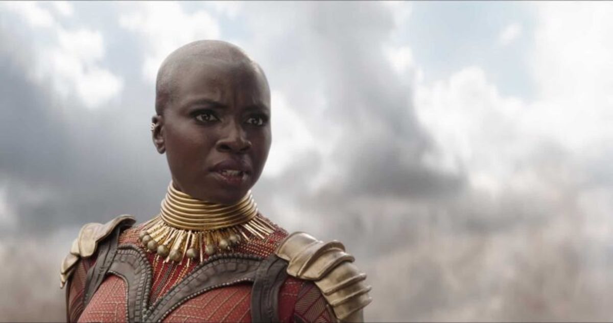 Once again, the film has a rich and talented cast with a strong emphasis on female characters like Gurira's fierce Okoye.