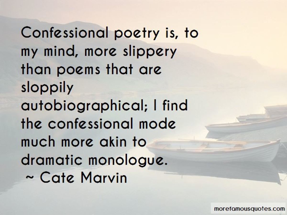 What is Confessional Poetry? HubPages
