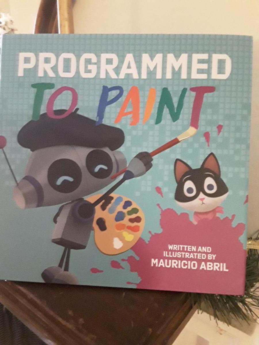 Painting With Programmed Robot in Creative Picture Book for Young Readers