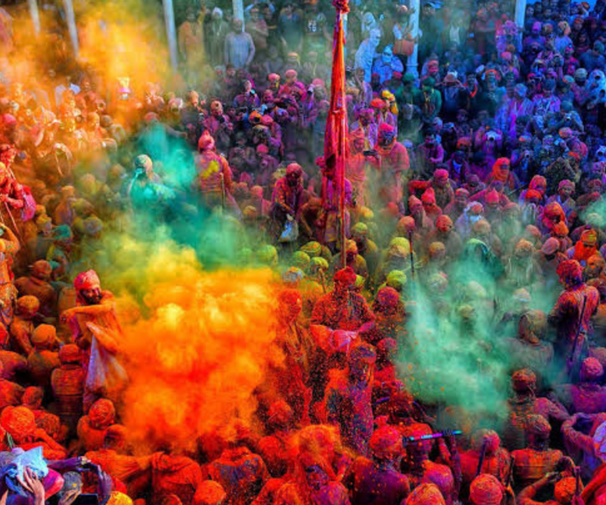 Color festival in India