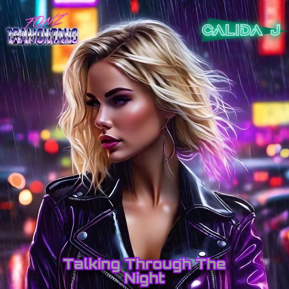 Synth Single Review: “Talking Through The Night” by Fonz Tramontano & Calida J