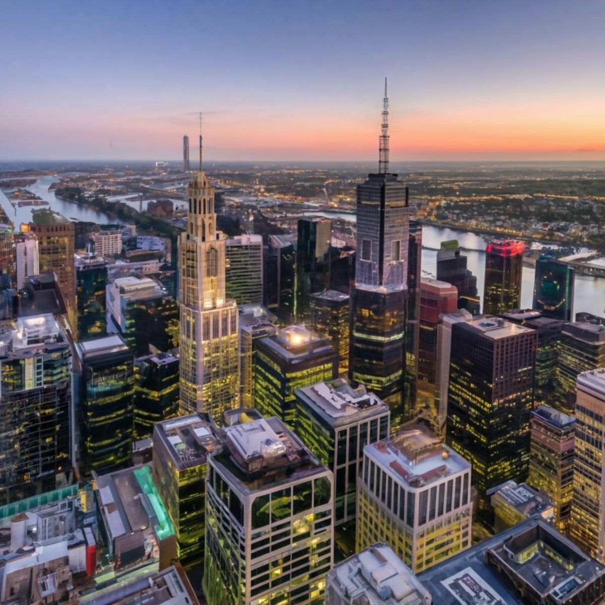 The Melbourne f1 track overview