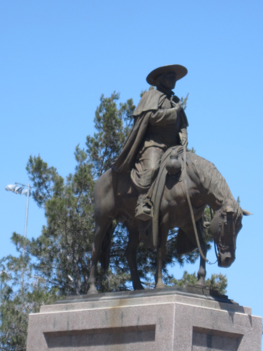 Statute Jesuit missionary, Father Eusebio Francisco Kino in Tucson, Arizona Statute Jesuit missionary, Father Eusebio Francisco Kino in Tucson, Arizona
