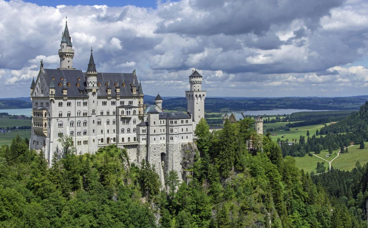 Neuschwanstein Castle in Bavaria, Germany