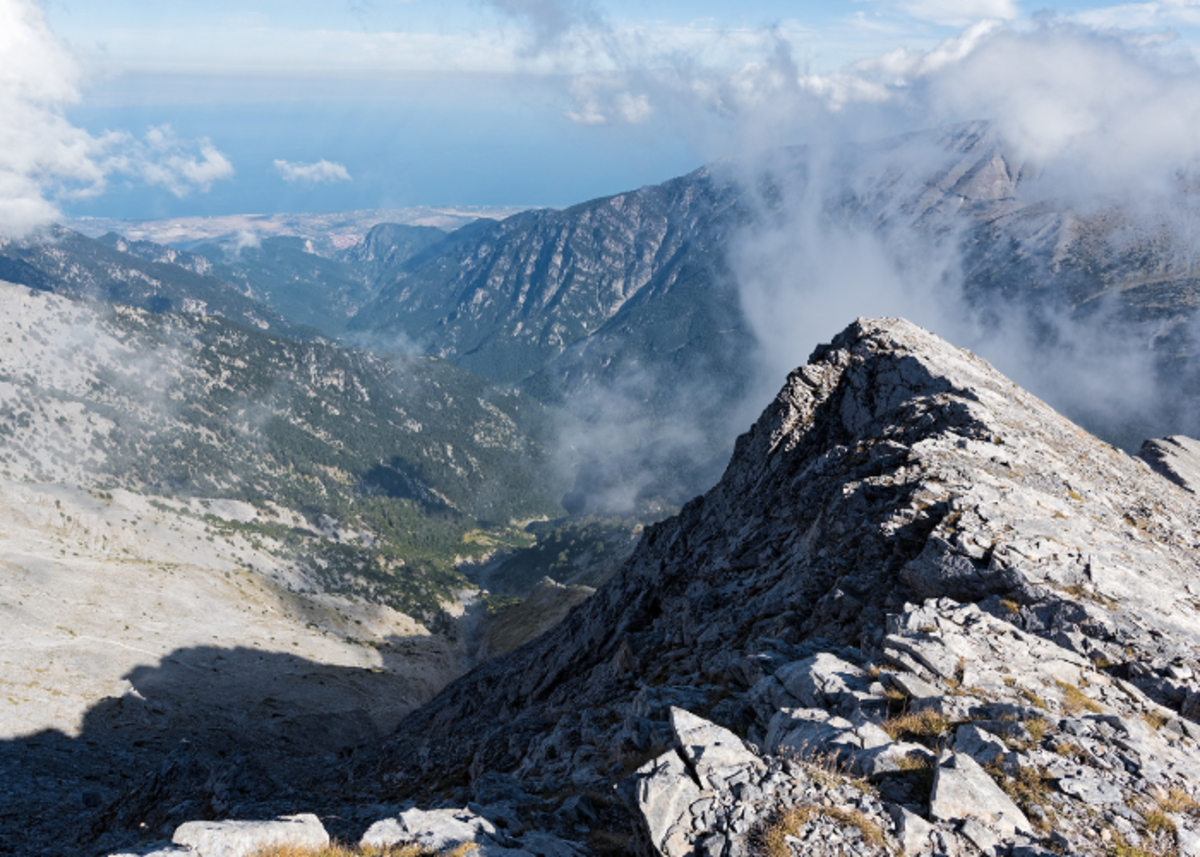 Mount Olympus in Greece