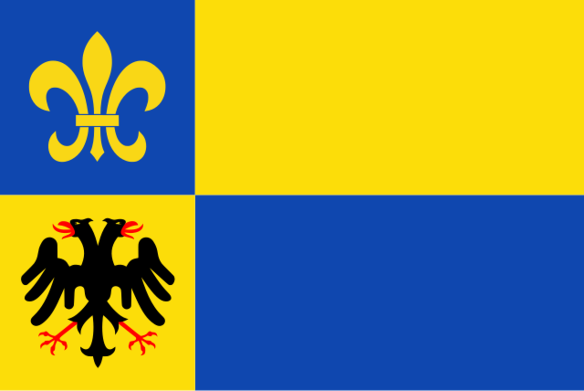 Flag of Meerssen, a municipality in Netherlands