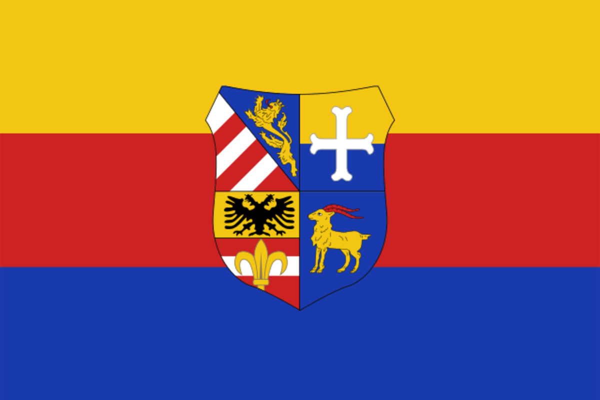 Flag of Austrian Littoral, a crown land of the Austrian Empire