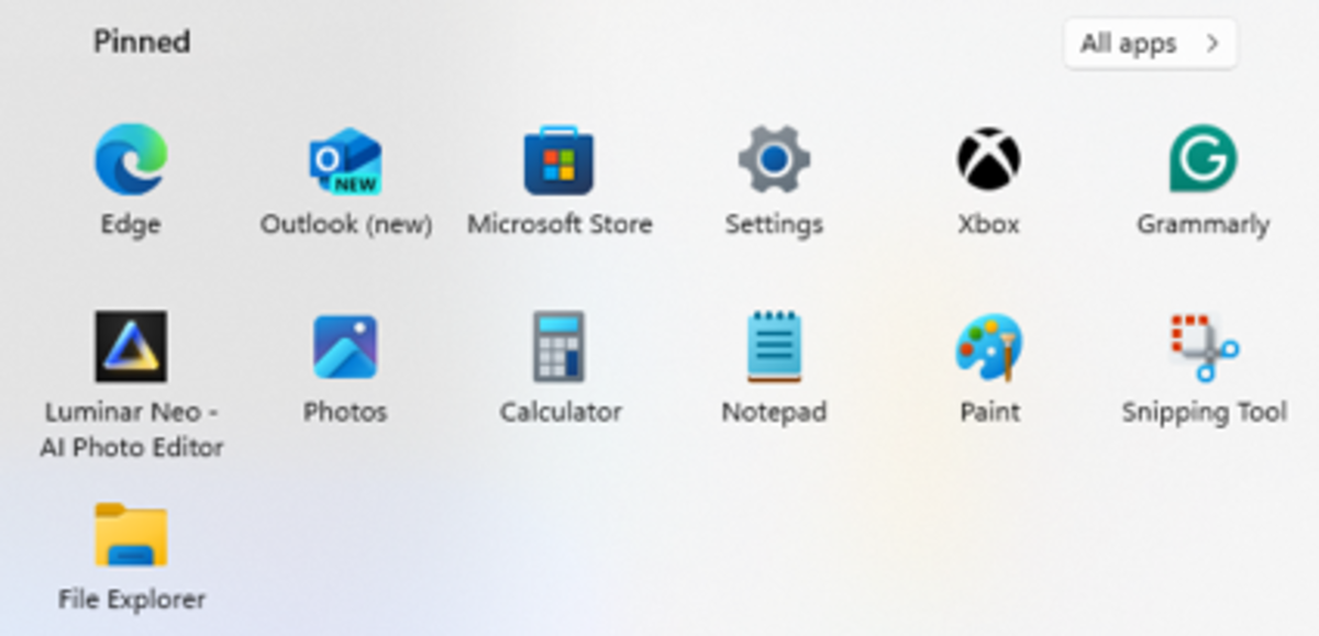 Managing Pinned Start Menu Items in Windows 11