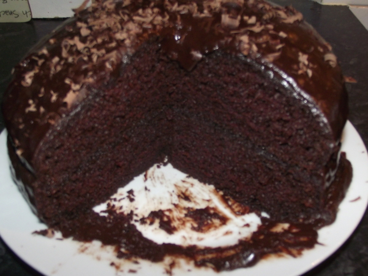 Heavenly Dark Chocolate Gateau Recipe - HubPages