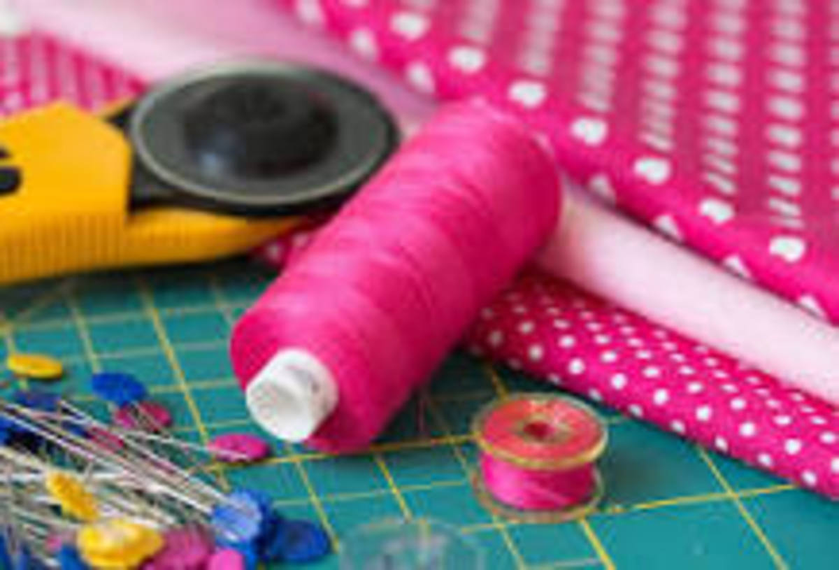 Sewing Repairs At The Last Minute Hems Sewn up and Pins and Needles At The Ready For The Last Emergency Dress Fitting.