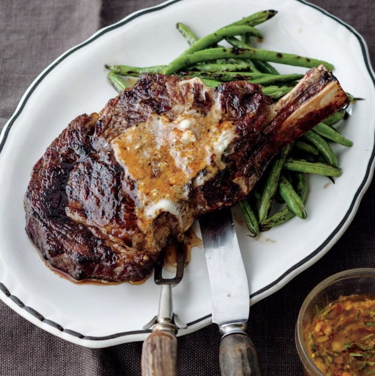 Curtis Stone's Ribeye Steak: Signature Dishes of Famous Chefs