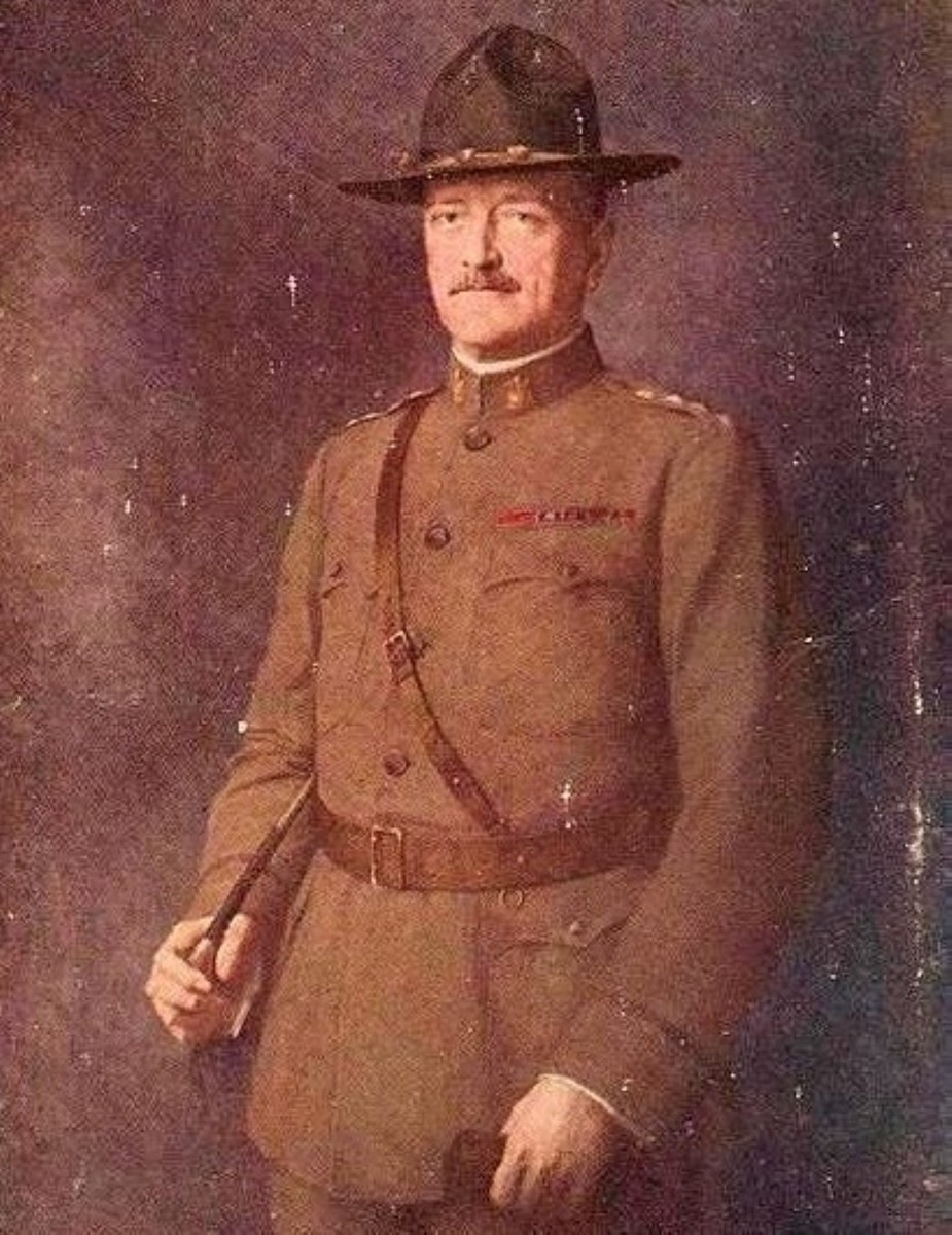 Portrait of Captain John Pershing in 1903.