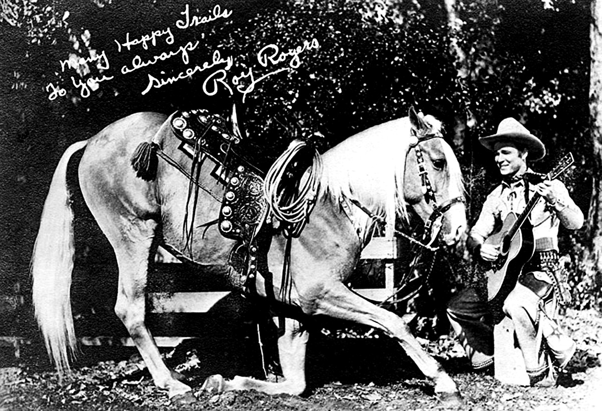 Roy Rogers and Trigger at the peak of their fame in the 1940s.