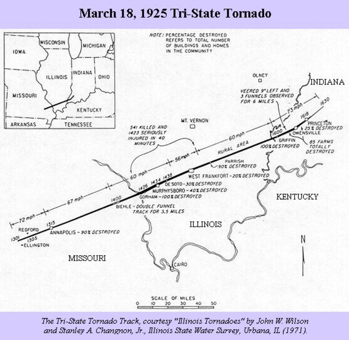 America's Most Deadly Tornado:Tri-State Tornado March 18,1925