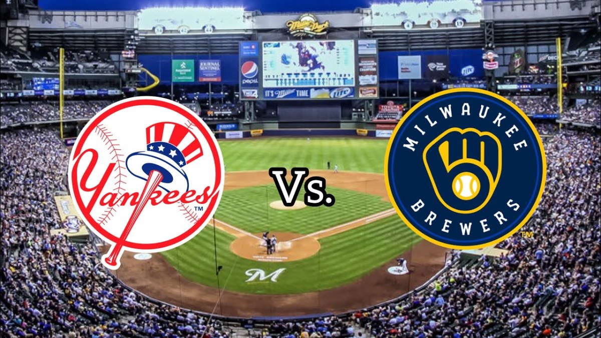 Yankees vs. Brewers in Milwaukee at 8:05. It's Luis Gil vs. Colin Rea.