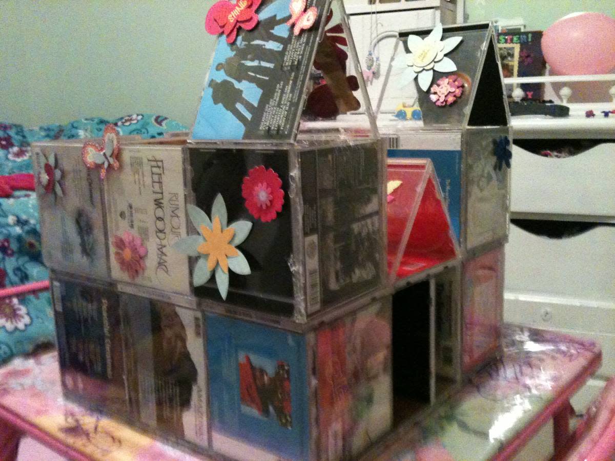 Make a CD Case Dollhouse Craft 
