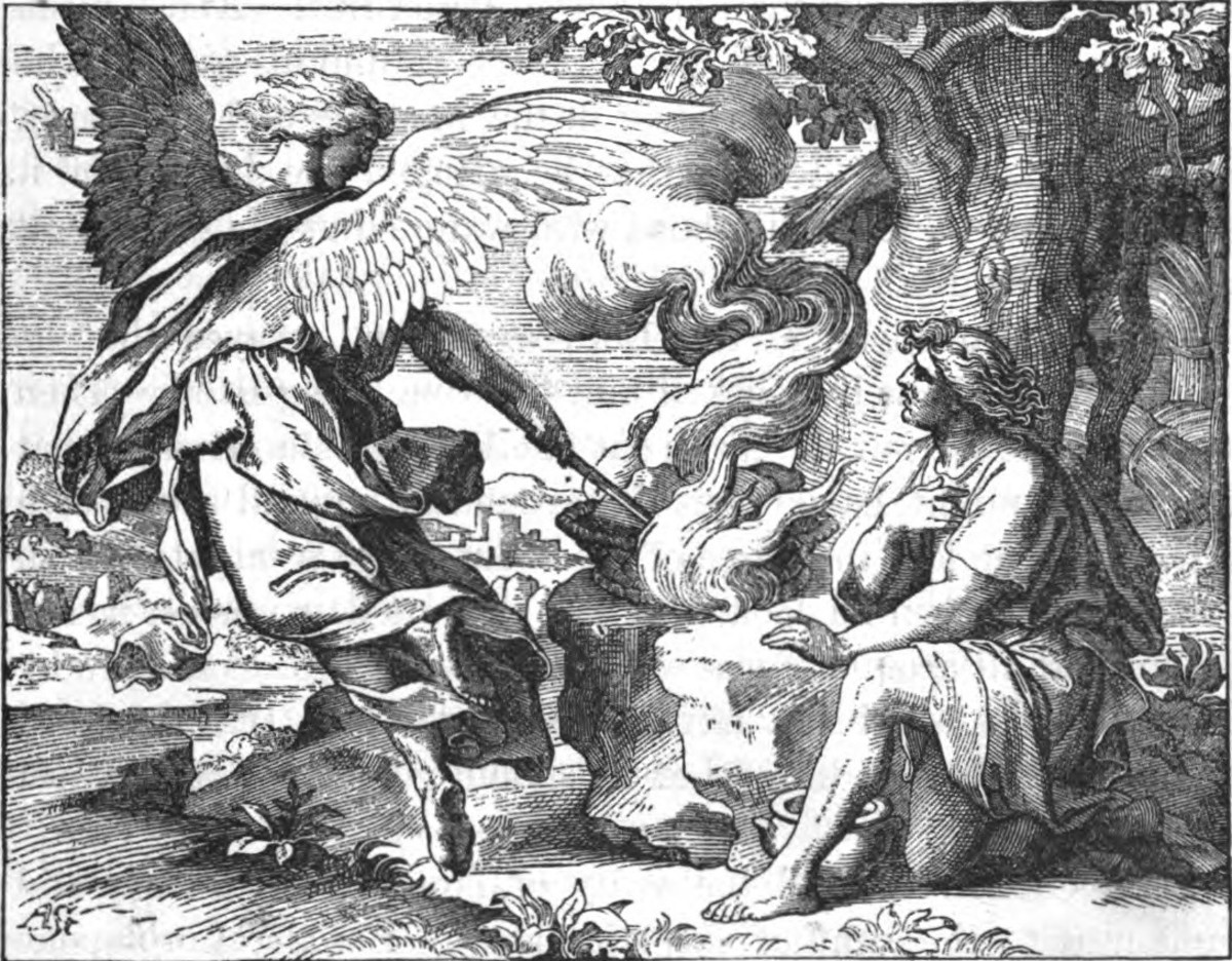 The Angel of the Lord visits Gideon and clothes him with God's Spirit.