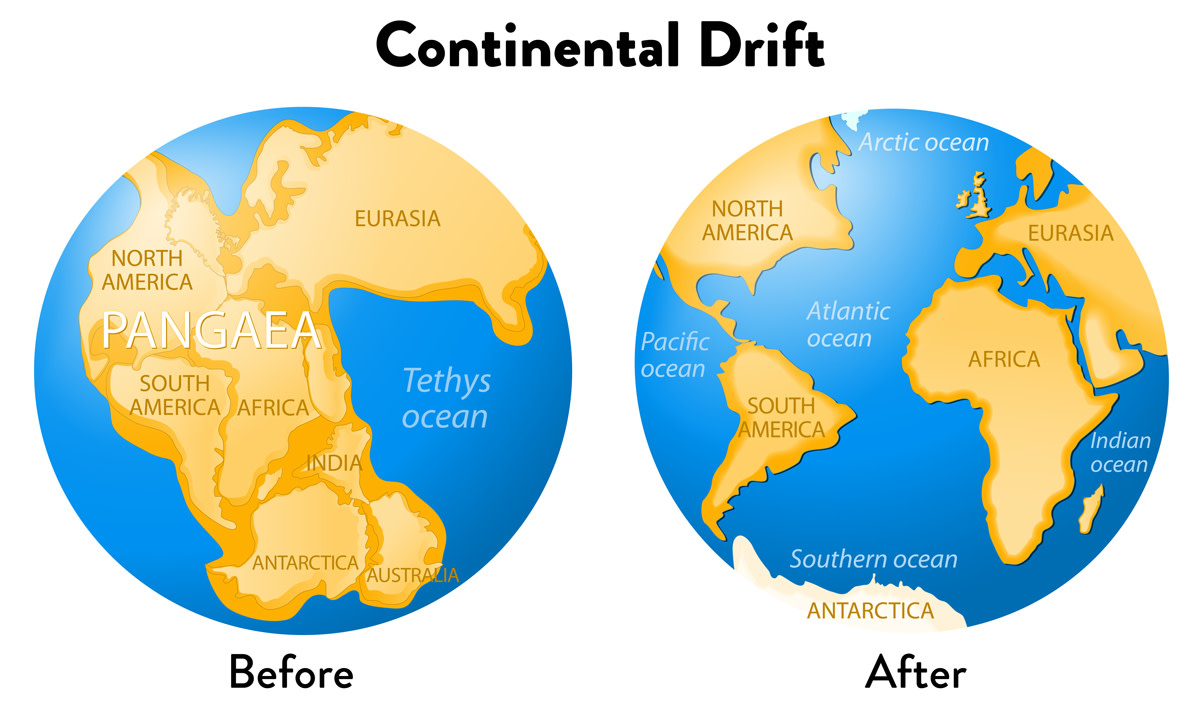 Evidences of Continental Drift Theory - HubPages