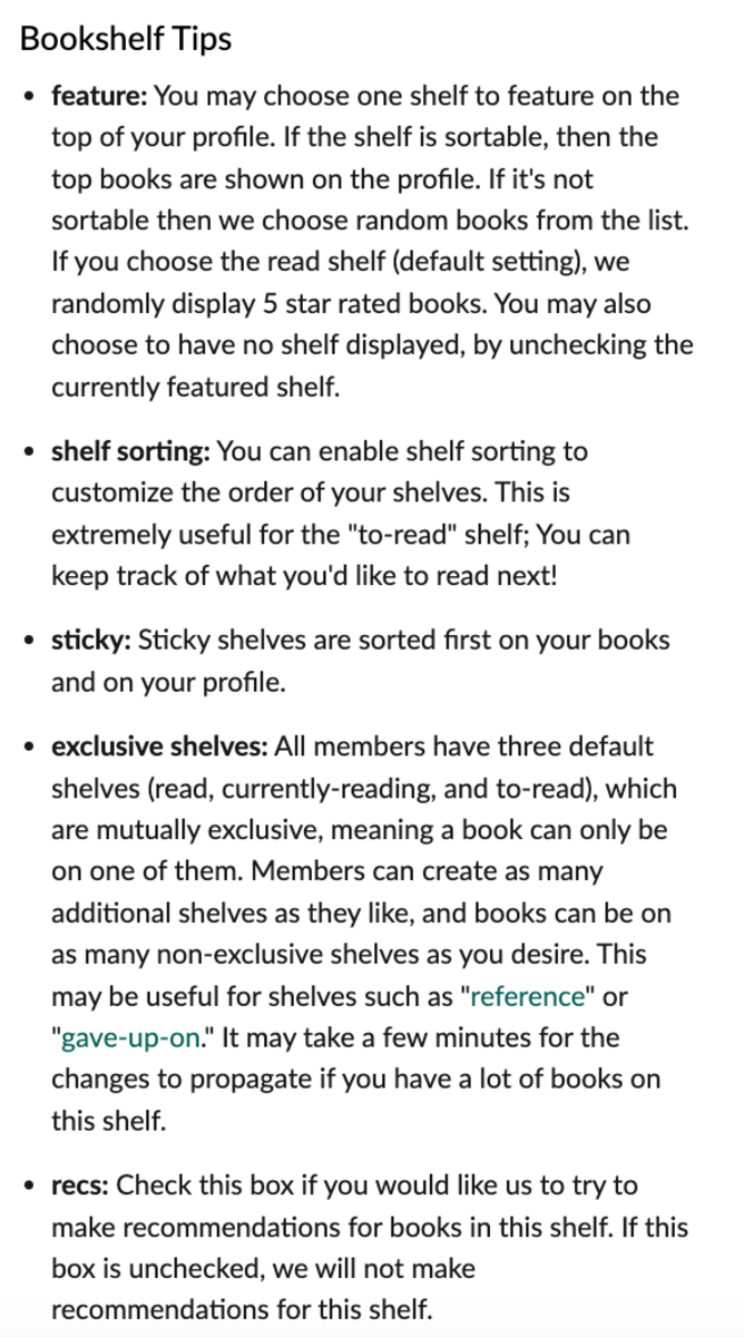 StepbyStep Guide to Adding Bookshelves and Labels to Your Goodreads Library TurboFuture