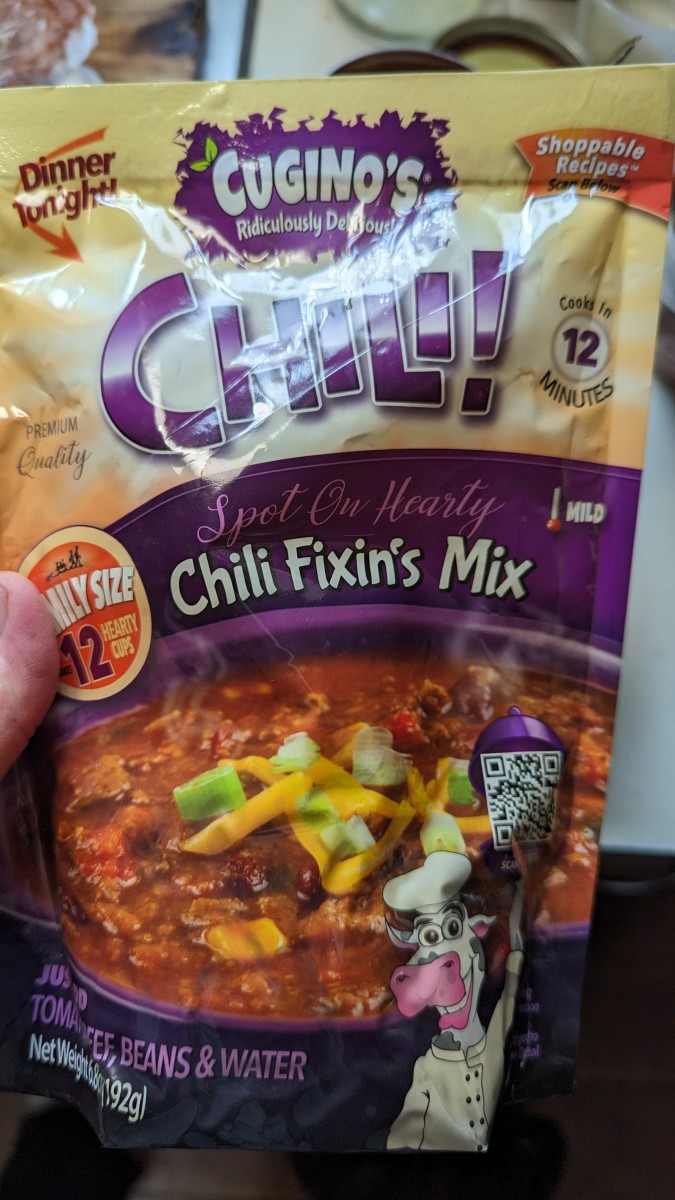 Cugino's Chili Fixin's Mix - Seasoning Pack To Make 12 Servings Of Chili, Pantry Staple