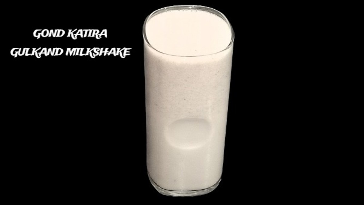 Gond Katira Milkshake Recipe