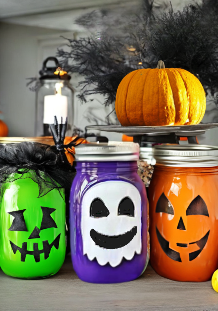 40+ Wickedly Fun Halloween Mason Jar Crafts - Holidappy