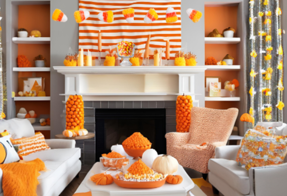 35+ Cute Candy Corn Crafts and Decorations for Fall and Halloween