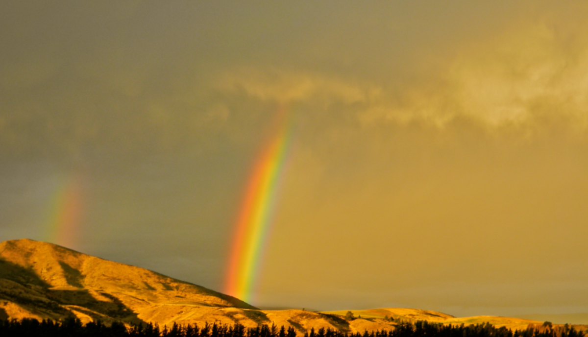 Sundown Devotional: The Rainbow in the Clouds