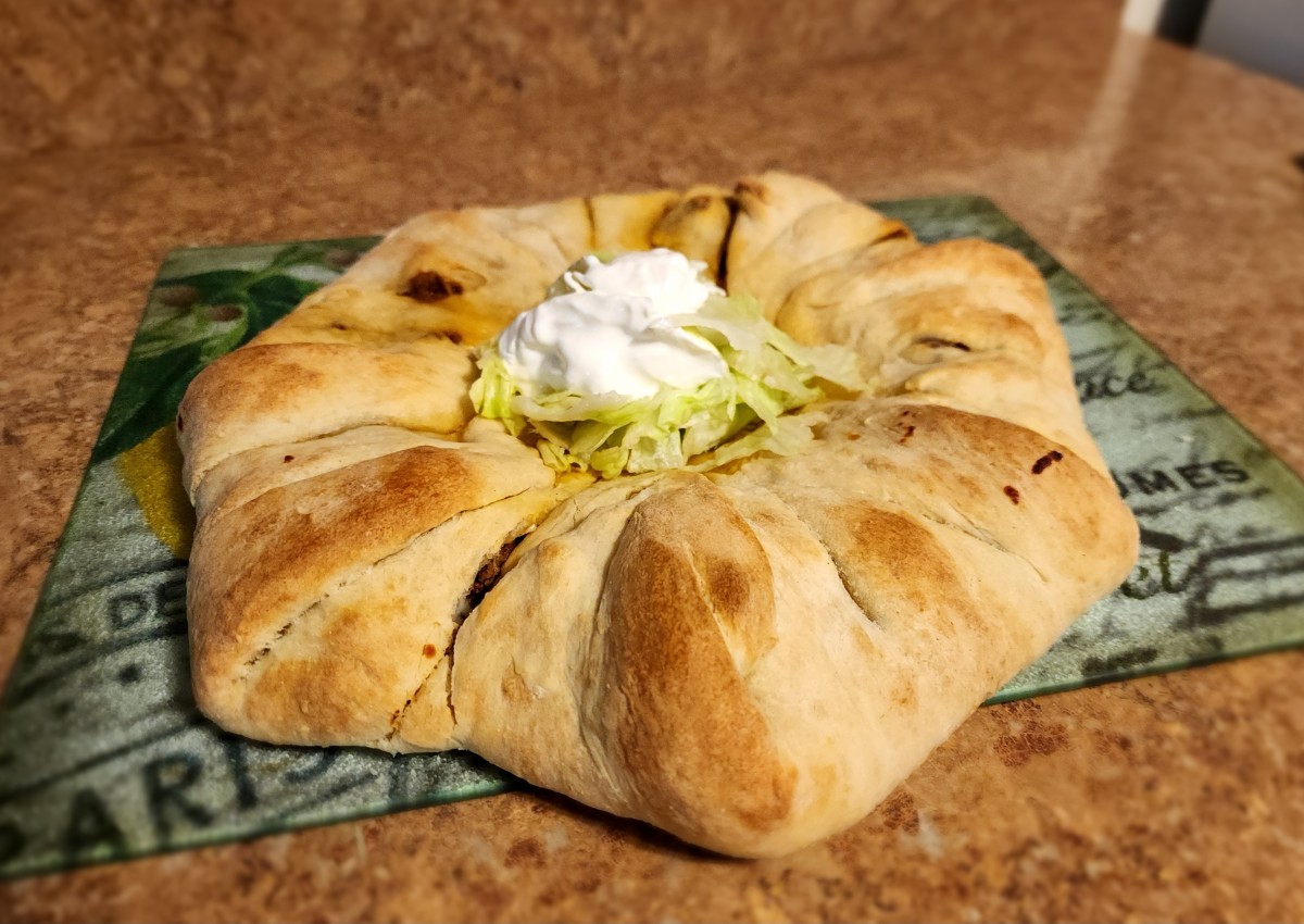 Taco Pie Bites With Homemade Crescent Roll Dough