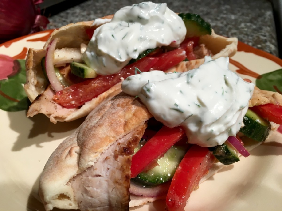 Pork Chop Gyros