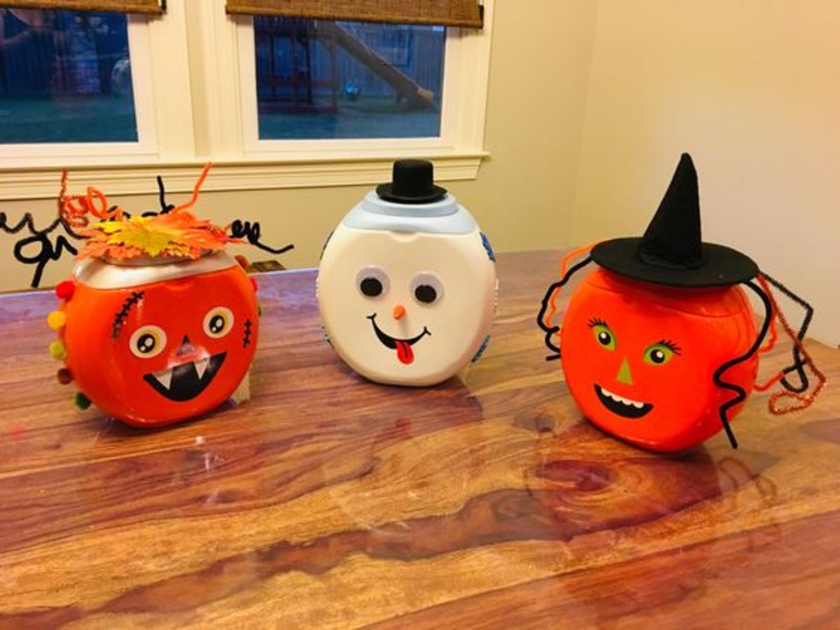 35+ Creative Laundry Pod Container Crafts for Halloween, Christmas and