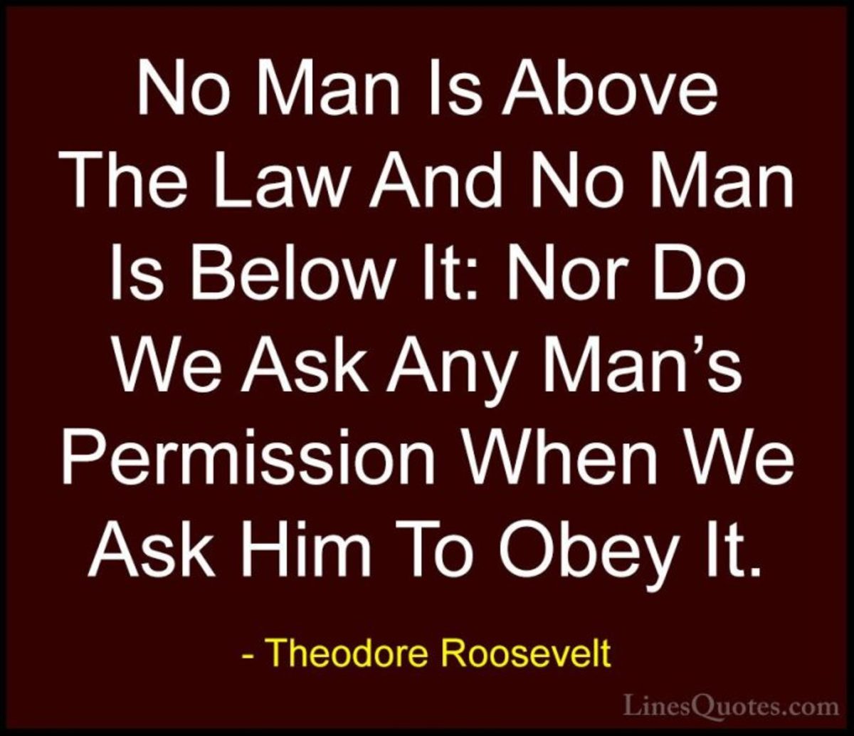 Trump Is Above the Law