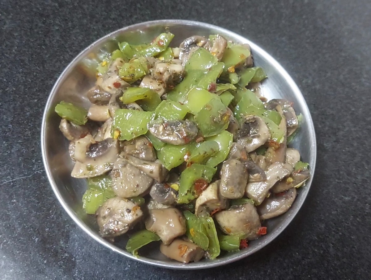 Mushroom Oregano Stir-Fry: Flavorful Indian Side Dish