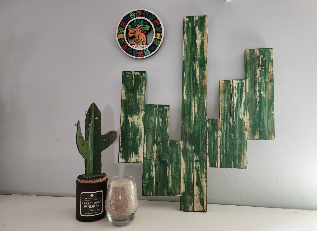 How To Make a Wooden Cactus Sign