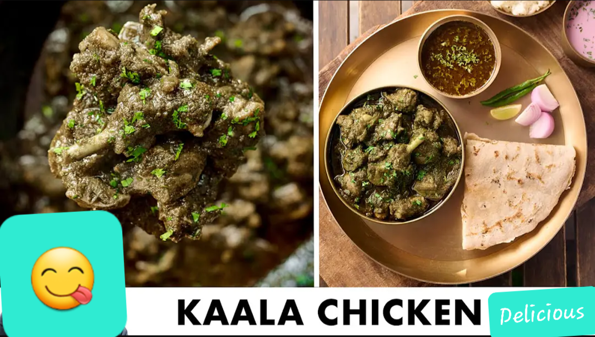 Kaala Chicken Recipe Maharashtrian Black Chicken