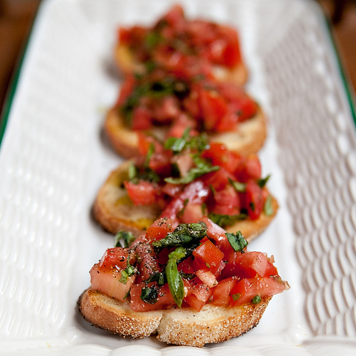 The Best Ever Caramelized Tomato Bruschetta