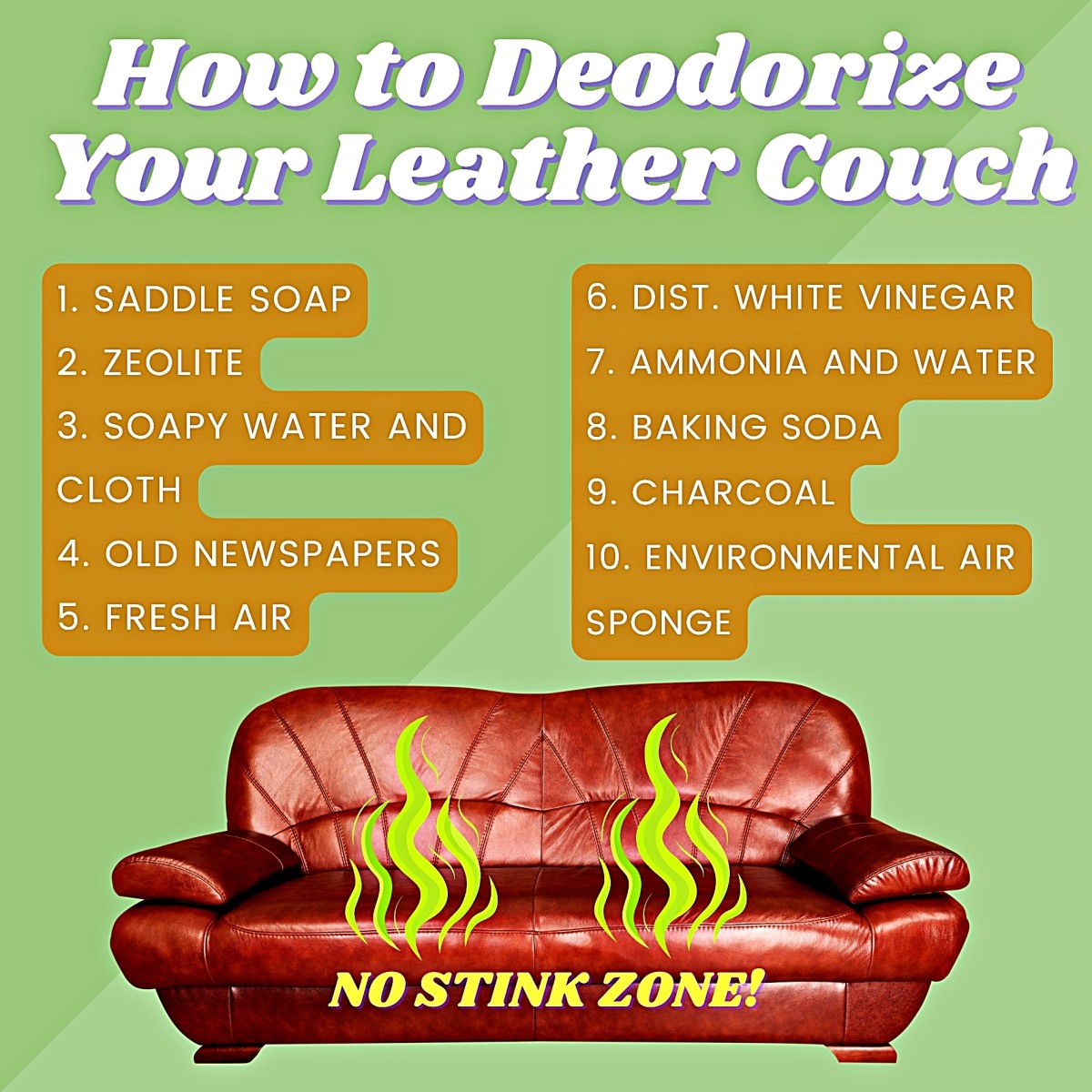 How to Get Stinky Smells Out of a Leather Couch - HubPages