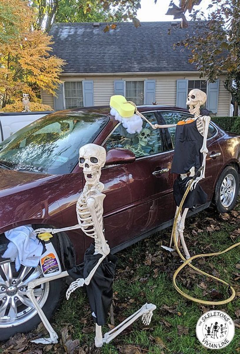 20+ Spooktastic Skeleton Halloween Decoration Ideas for Front Yard