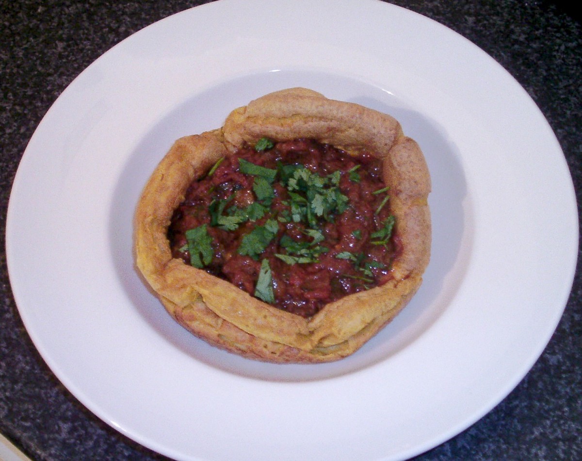 How to Make Roe Deer Venison Curry in a Turmeric Spiced Yorkshire Pudding