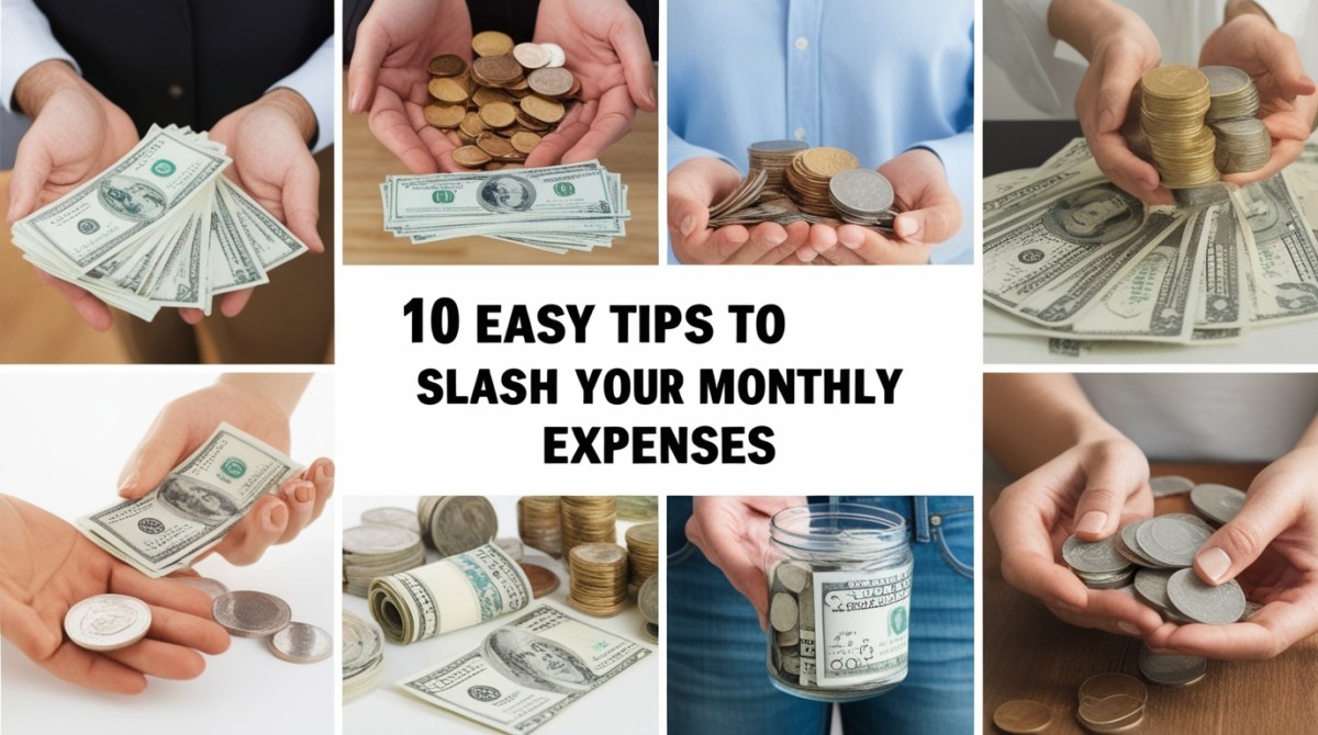 10 Easy Tips to Slash Your Monthly Expenses