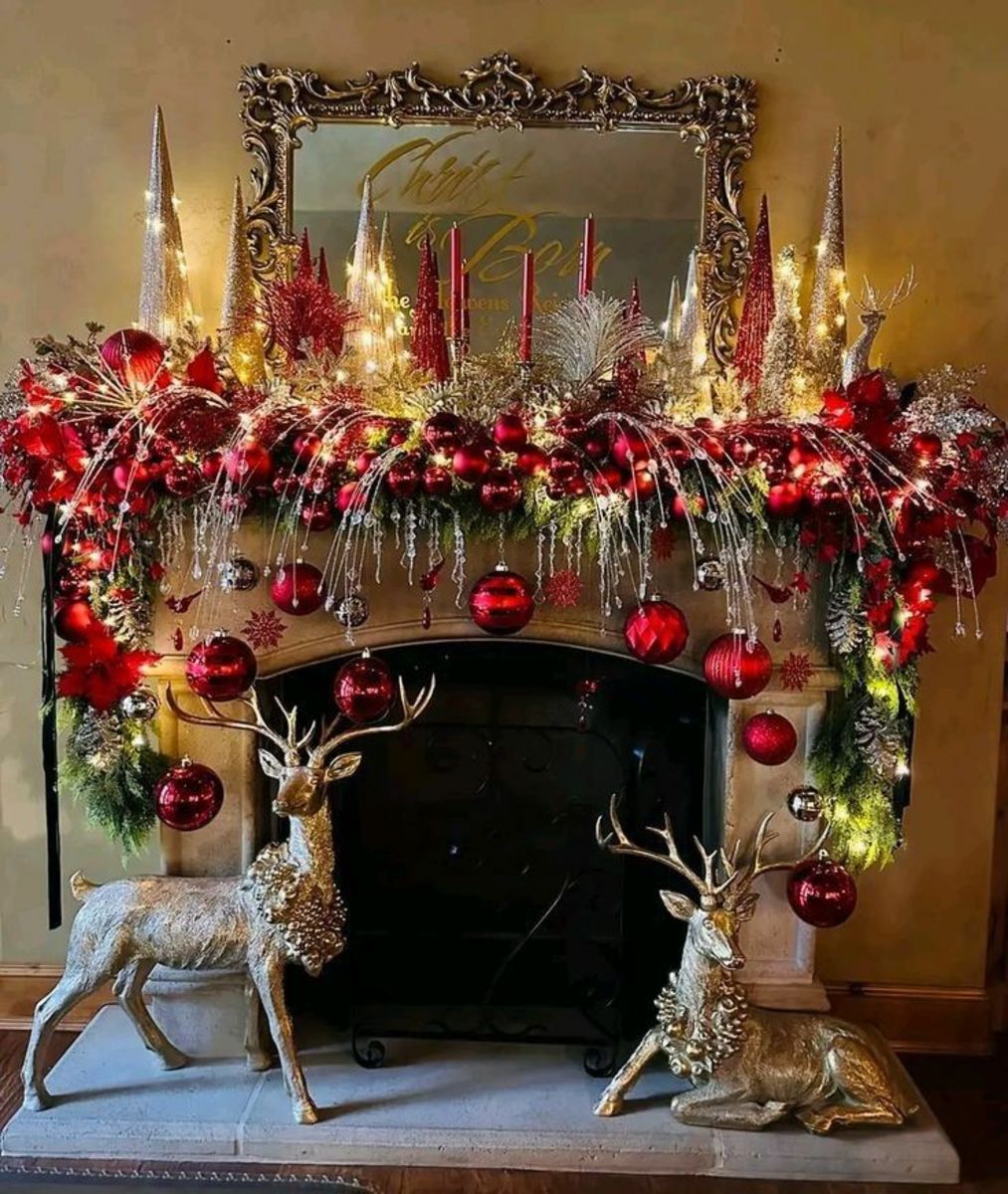 25+ Stunning Christmas Mantel Decorating Ideas - HubPages