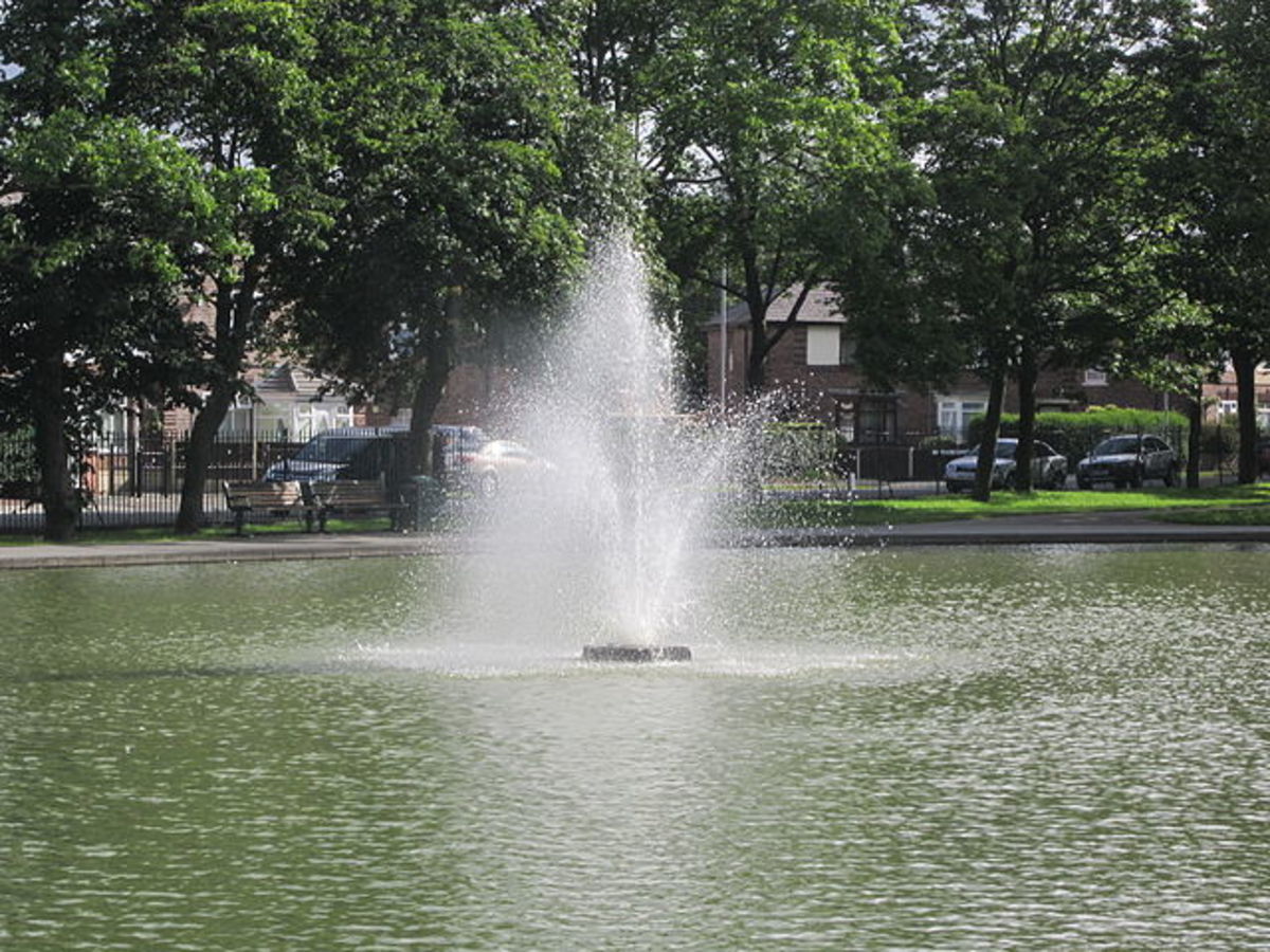 Visiting Victoria Park, Widnes, England: Scenic Area Reflecting Over a ...