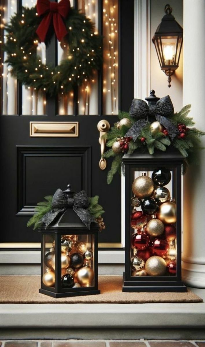 40+ Genius Christmas Front Porch Decorating Ideas - HubPages