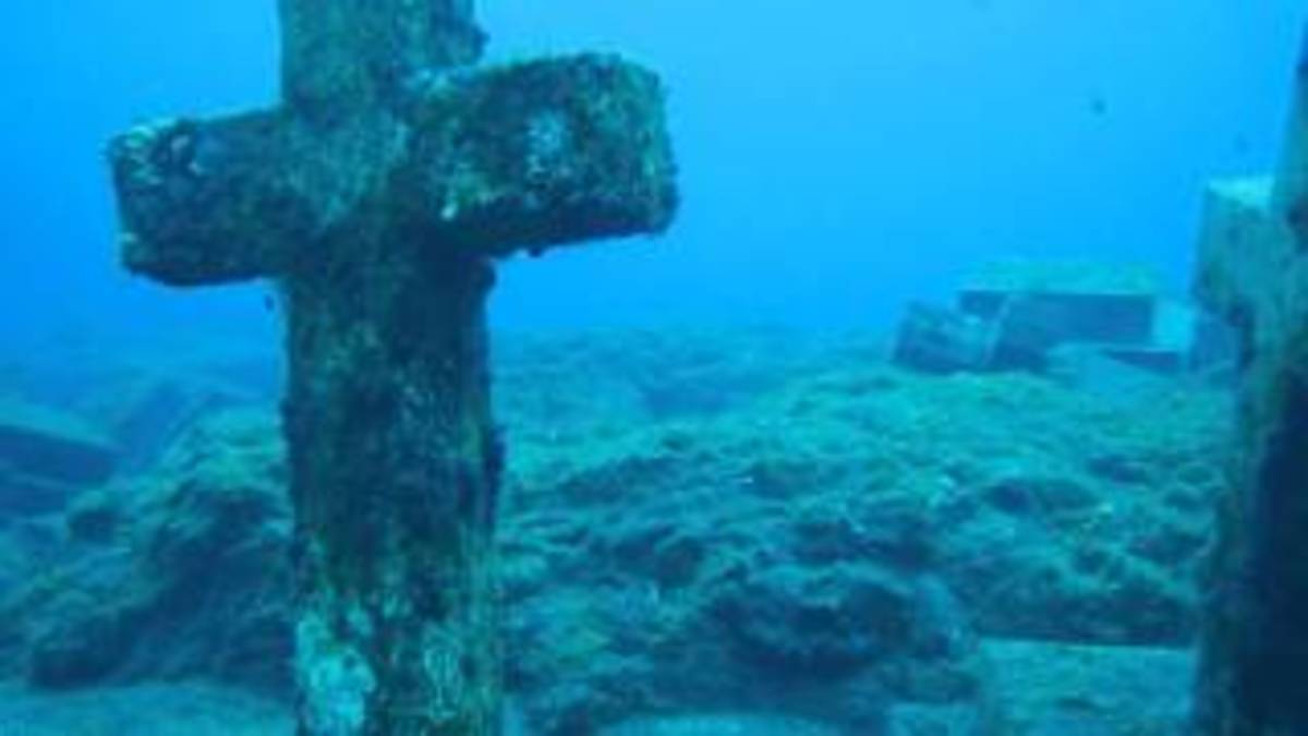 The Eerie Sunken Cemetery of Camiguin