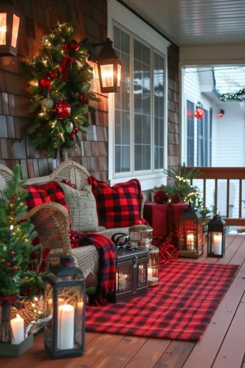 40+ Genius Christmas Front Porch Decorating Ideas - HubPages