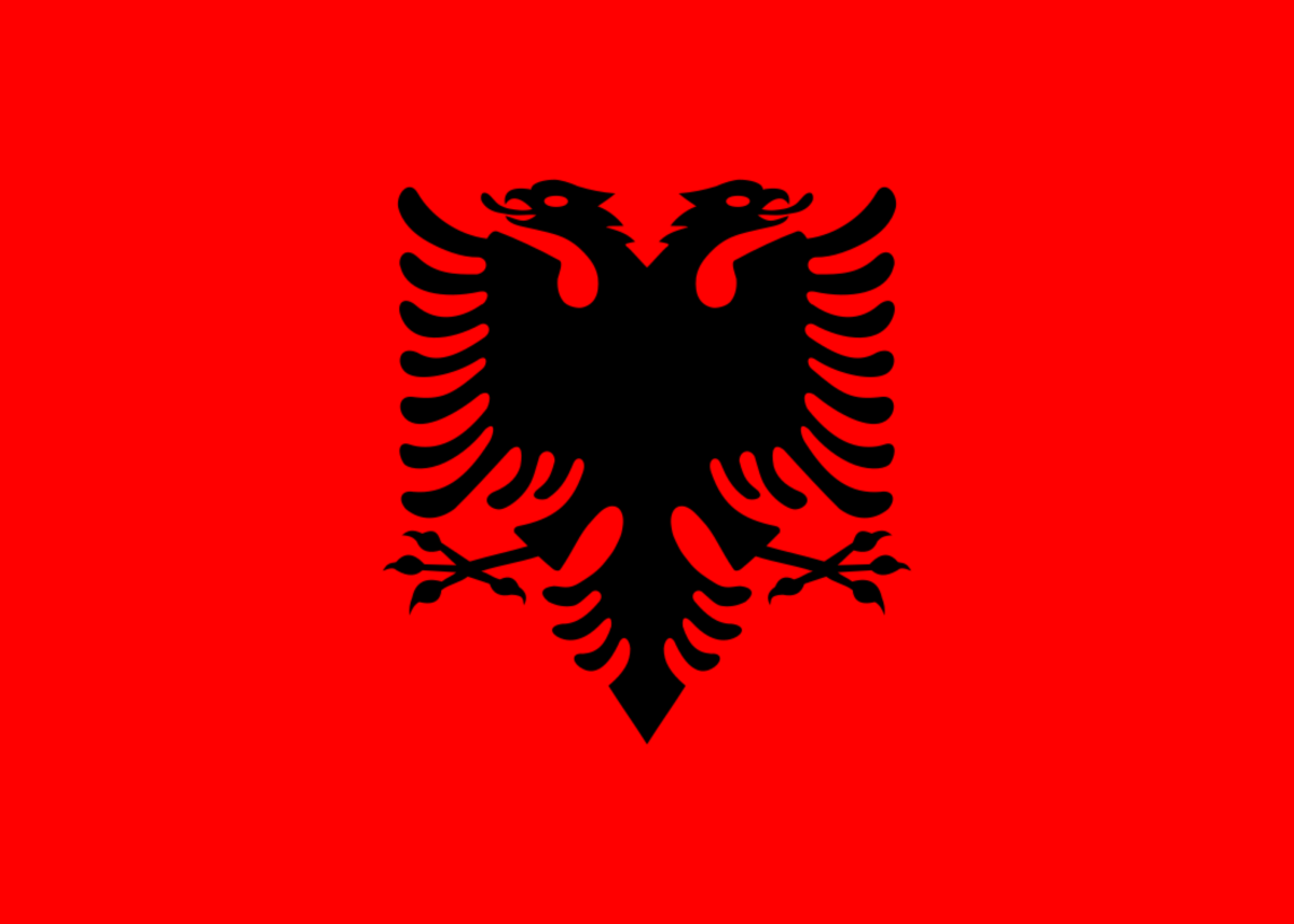 Banner of Republic of Albania Banner of Republic of Albania