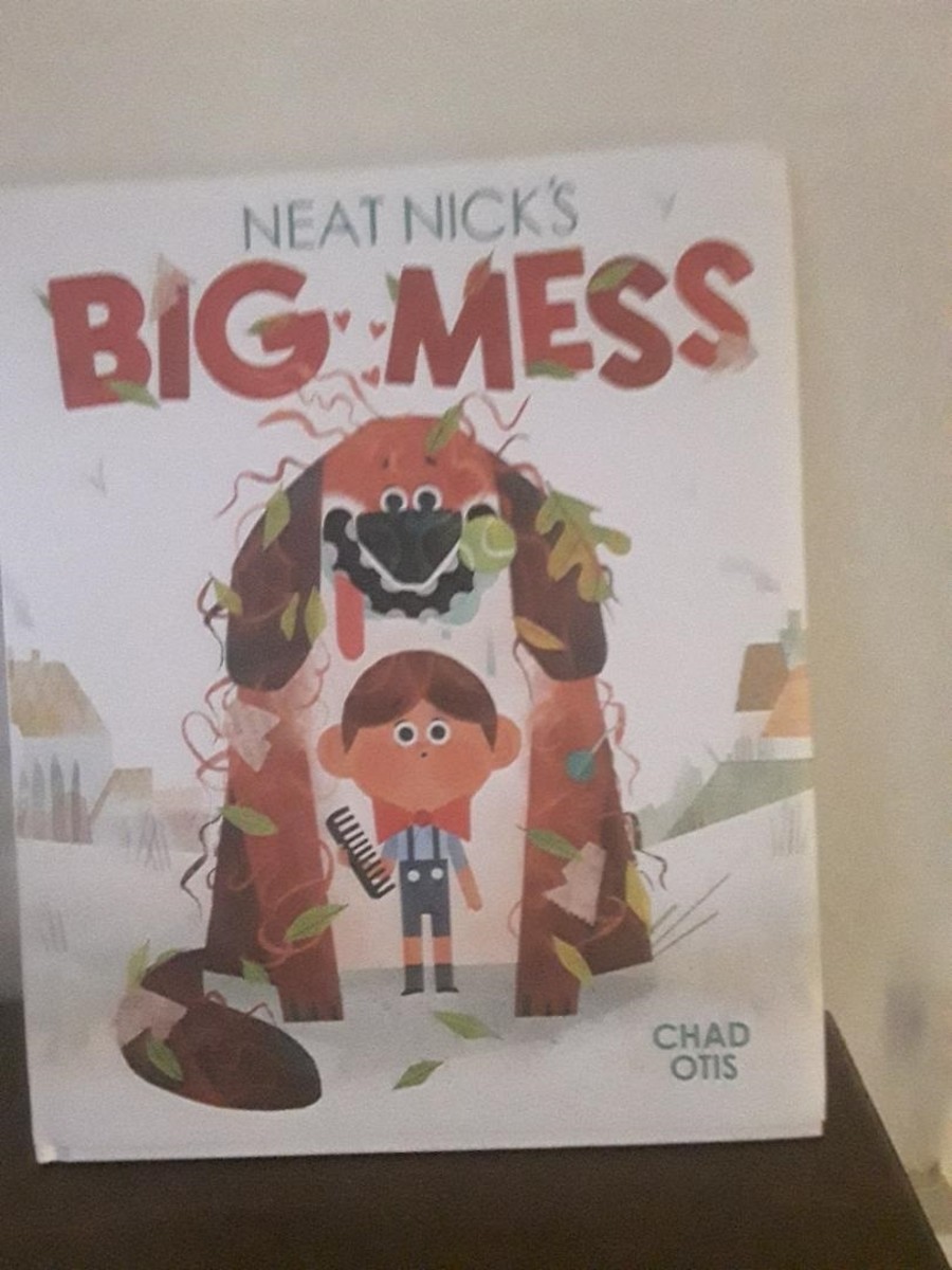 Messy in the Form of a Dog Challenges a Young Boy in Humorous Picture Book