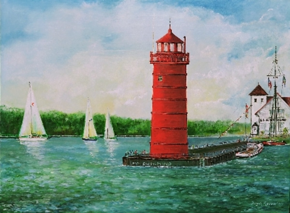 Discover the Lighthouse and Nautical Art of Frank Roosa!