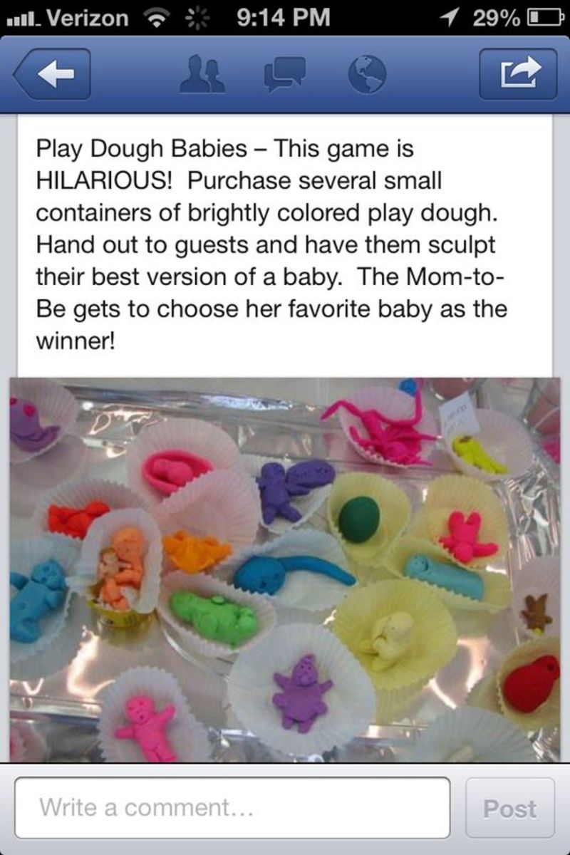 Play-Doh Baby Shower Game - Fun & Interactive!
