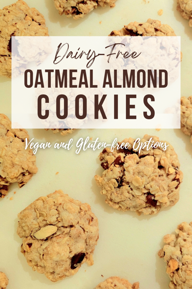 DairyFree Oatmeal Almond Cookies Delishably